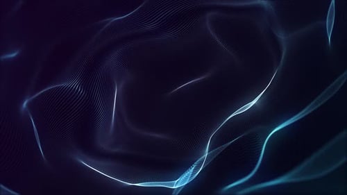 Dynamic Abstract Technology Wave Background Loop