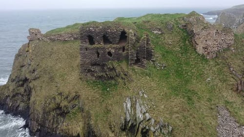 Ruin of Findlater Castle, Scotland UK