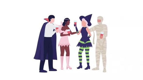 Animated Seasonal Party Characters