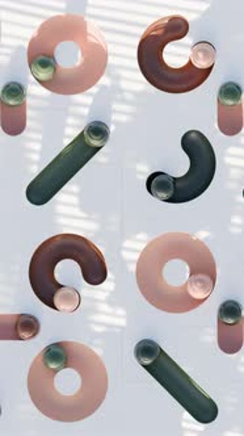 Geometric Path Colorful Balls 3d Loop