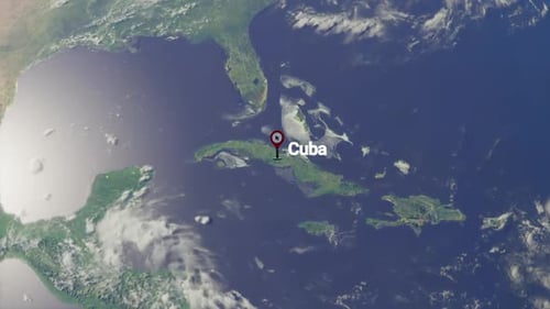 Location Of Cuba