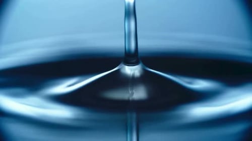 Water Drop Creates Beautiful Ripples