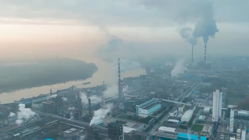 Pollution environmental concerns, Carbon credit pollution factory smoke energy industrial ecology sk