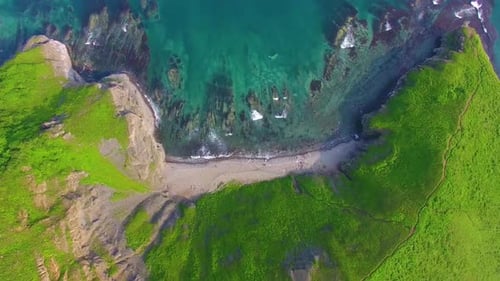 4K Aerial Serenity: Discovering the Beauty of Small Tropical Islands from Above