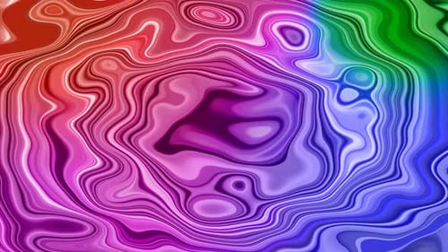 Fluid Rainbow Color Ripple Motion Background