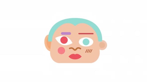 Animierter Generate Random Face Loader
