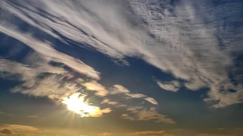Dramatic Sky Time Lapse at Sunset