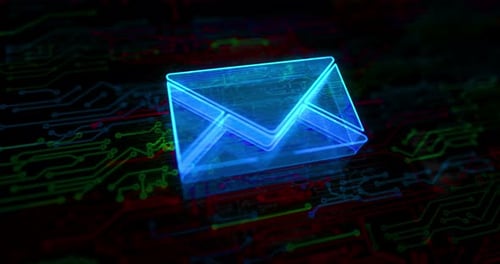 Digitales Konzept für Briefumschlag mit E-Mail-Symbol