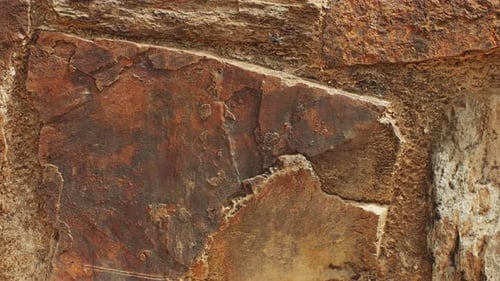 Barcelona Old City Texture Wall Close Up View of a Textured Stone Wall That is Perfect for Various