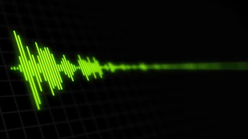 3D Sound Visualization Audio Spectrum