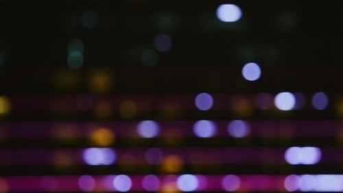 Blurred Lights Trails in the Casino City of Macau
