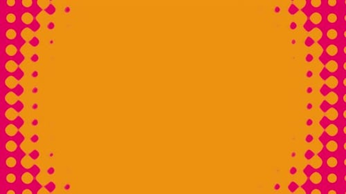 Retro Halftone Dot Pop Art Color Transition