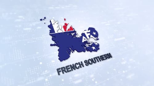 French Southern And Antarctic Land Map