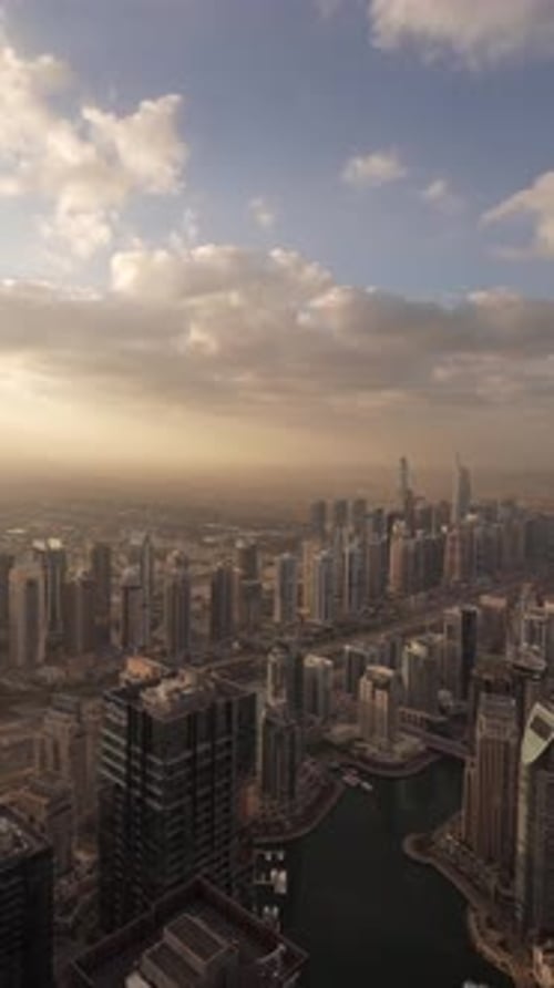 Video about skyscrapers in the city of Dubai United Arab Emirates