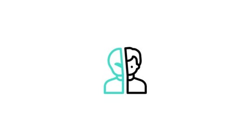 Icono animado de disociación