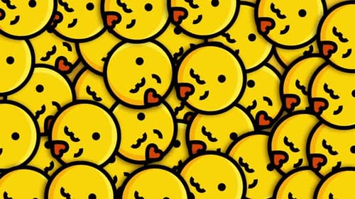 Kiss Interface Icons Animation Loop