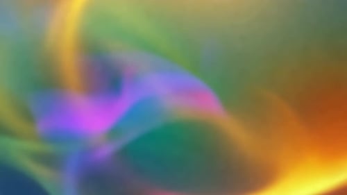 Abstrakte bunte Hintergrundschleife mit fließenden Gradientenwellen