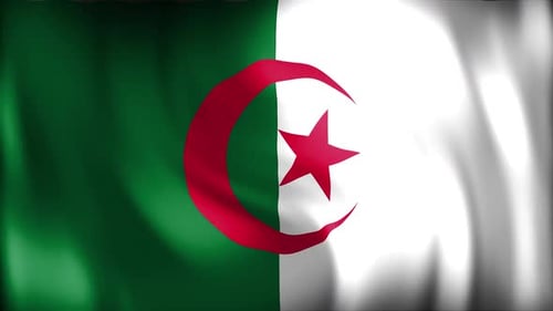 Algeria Flag Loop