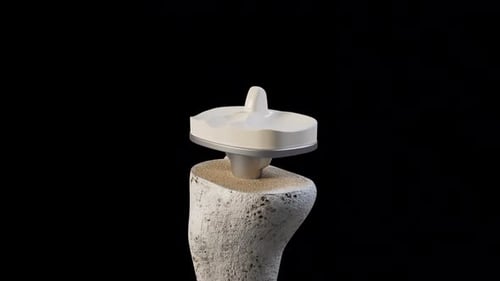 3D Animated Knee Replacement Surgery Process for Orthopedic Education