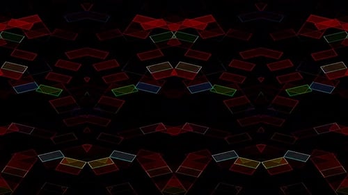 Abstract Geometric Multicolored Rectangles Pattern Background