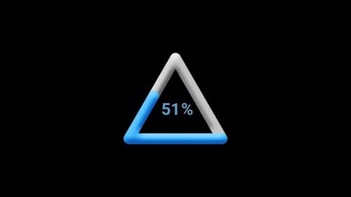 Loading animation progress bar circle and linear style with percentage, digital preloader countdown.