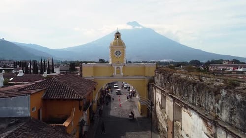 Drone Arco Santa Catalina Antigua Guatemala
