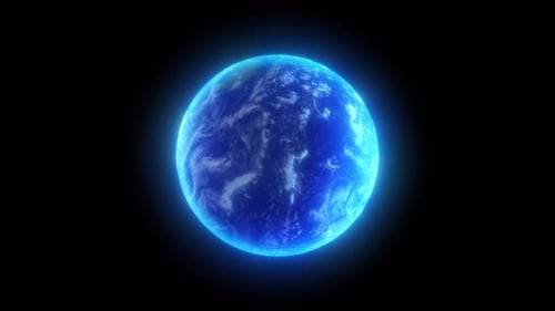 Wunderschöner Planet Alpha Loop