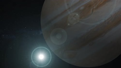 Jupiter Planet animated. 2952