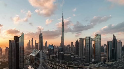 Timelapse de Dubaï, Burj Khalifa