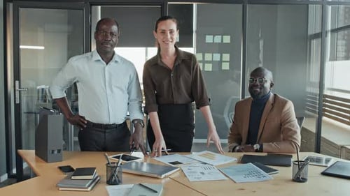 Portrait of Multiethnic Business Team in Office