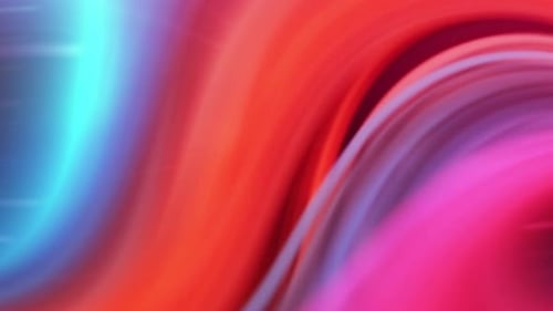 Vibrant Fluid Neon Abstract Background Animation
