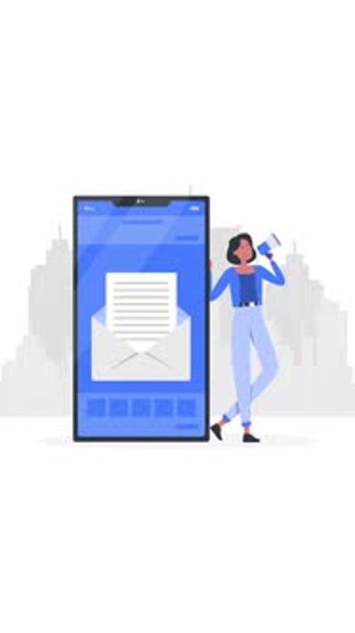 Inbox Mail Open Vertical