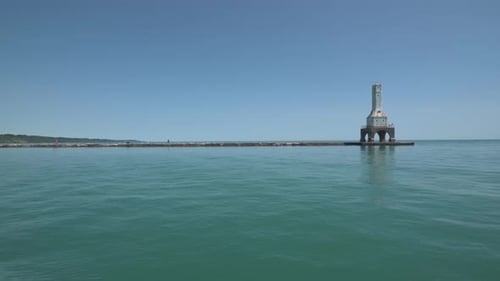 Enjoy the harbor walk and lighthouse as we pass by on our way out to sea. Beautiful blue waters and