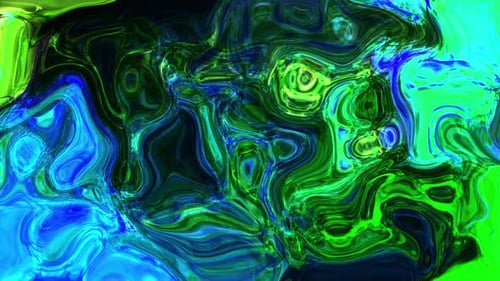 Abstract Fluid Colorful Liquid Morphing Background Animation