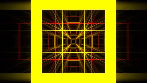 Multicolor Abstract Squares Moving Background Vj Loop In 4K