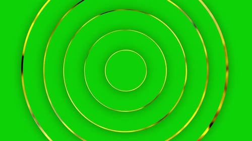 Luxury Green Circle Background