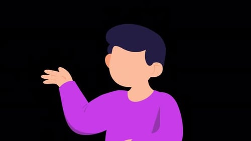 Animación de dibujos animados 2D 4K