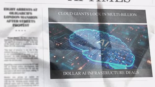 Cloud Giants Lock In Multi Billion Dollar Ai Infrastructure Deals Ai Newspaper Style Headlines