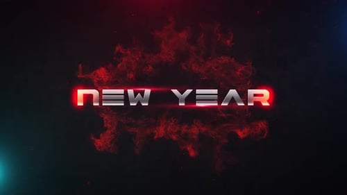 New Year 4K Text Animation