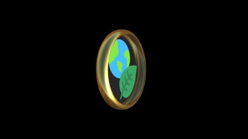 Earth Day Space Animation