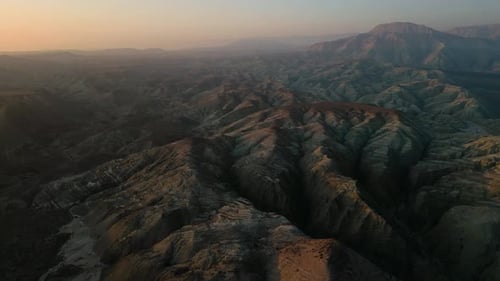 Cinematic Colorfull Hills Mountain Rock And Valley