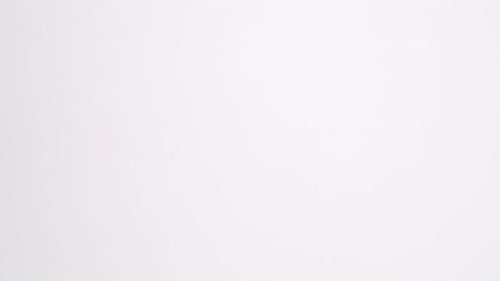 Whole kiwis falling on white studio backdrop in 4k slow motion