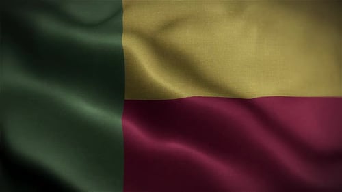 Realistic Waving Flag Loop Background Animation