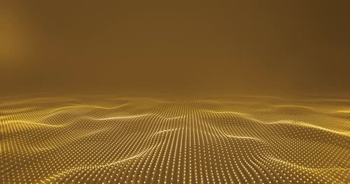 Wave Gold Sea. Datos sumergidos en el metaverso del Mar Dorado. Antecedentes de tecnología de pisos abstractos.