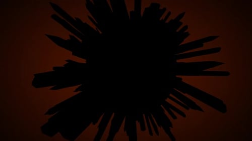 Abstract Geometric Energy Burst Logo Reveal