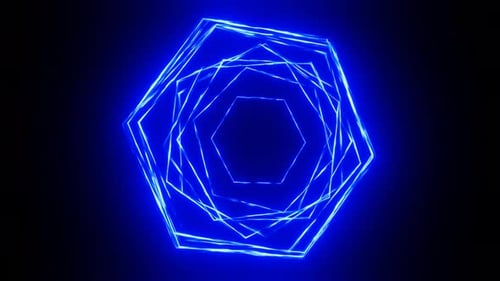 Blue Doctor Strange Runes Background Loop Animation In 4K