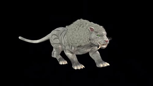 Säbelzahn-Tiger-Spaziergang