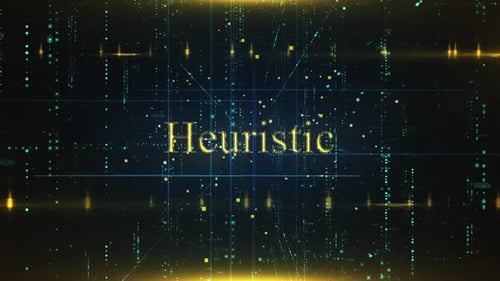 Heuristic Word On Technology Background