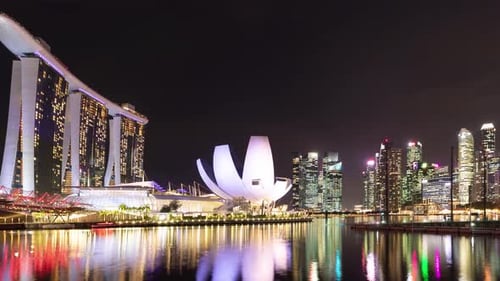 Time Lapse of the amazing Singapore skyline
