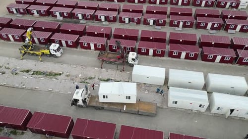 Container für Erdbebenkatastrophen